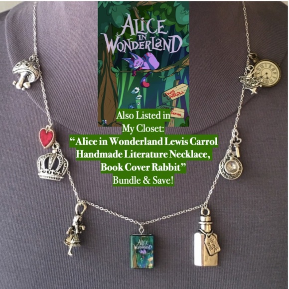 Nancy Drew Secret of the Old Clock by Carolyn Keene Handmade Literature Necklace - Picture 15 of 15